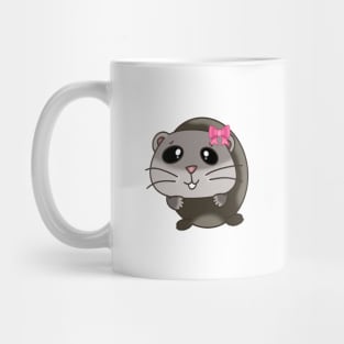 Sad hamster meme girl Mug